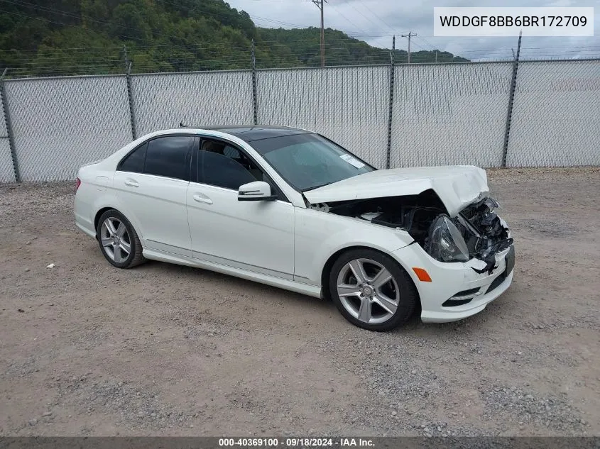 2011 Mercedes-Benz C 300 Luxury 4Matic/Sport 4Matic VIN: WDDGF8BB6BR172709 Lot: 40369100