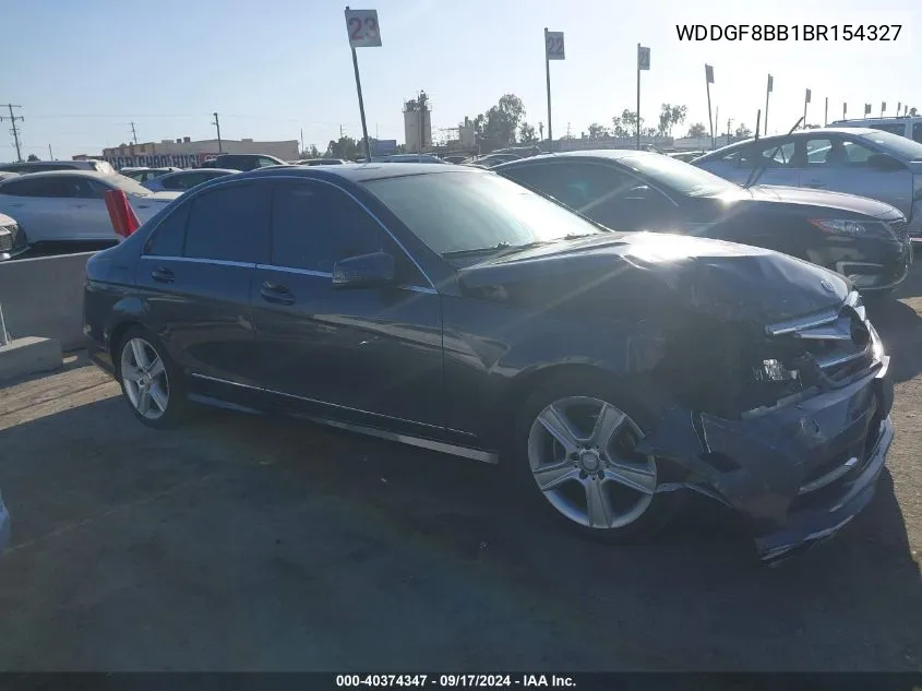 2011 Mercedes-Benz C 300 Luxury 4Matic/Sport 4Matic VIN: WDDGF8BB1BR154327 Lot: 40374347