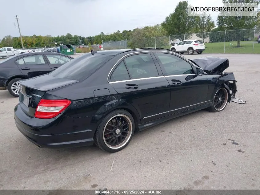 2011 Mercedes-Benz C 300 Luxury 4Matic/Sport 4Matic VIN: WDDGF8BBXBF653063 Lot: 40431718