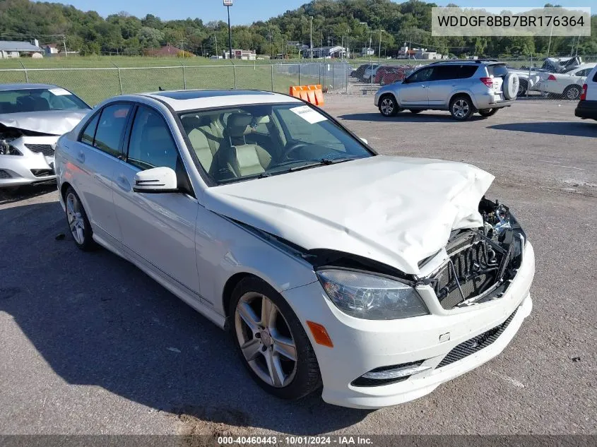 2011 Mercedes-Benz C 300 Luxury 4Matic/Sport 4Matic VIN: WDDGF8BB7BR176364 Lot: 40460443