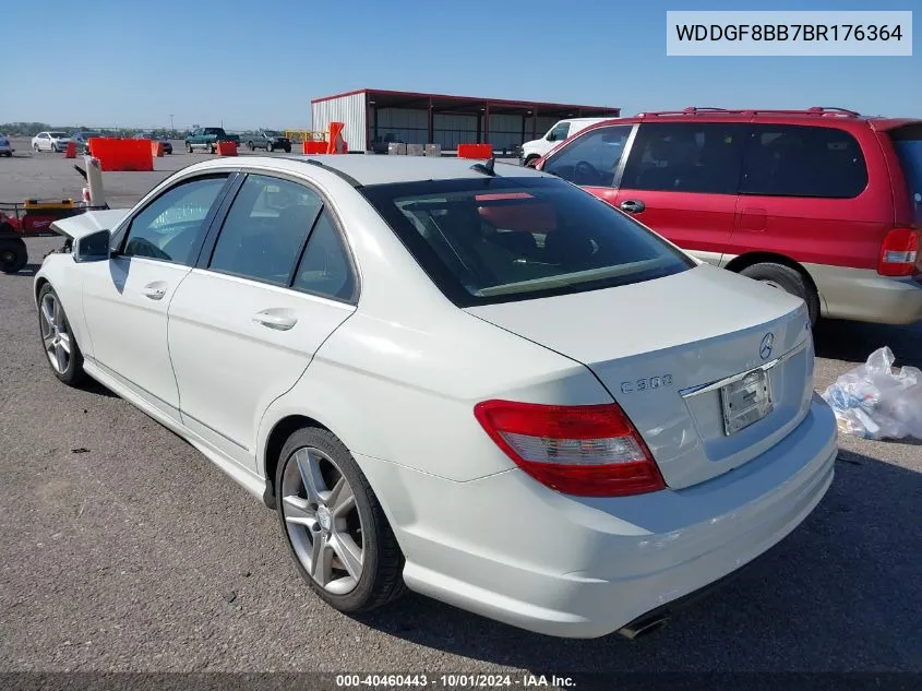 2011 Mercedes-Benz C 300 Luxury 4Matic/Sport 4Matic VIN: WDDGF8BB7BR176364 Lot: 40460443