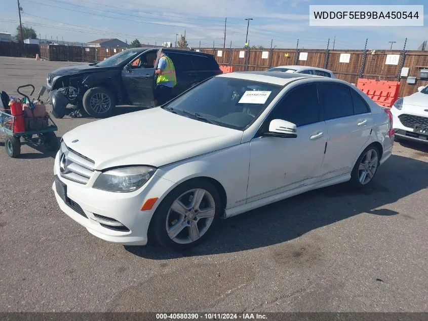 2011 Mercedes-Benz C 300 Luxury/Sport VIN: WDDGF5EB9BA450544 Lot: 40580390