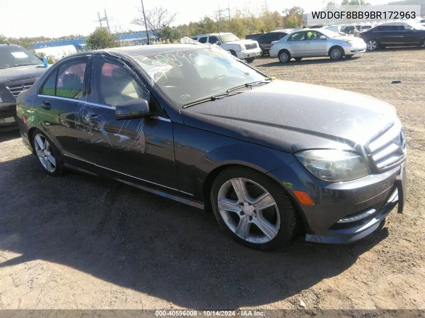 2011 Mercedes-Benz C 300 Luxury 4Matic/Sport 4Matic VIN: WDDGF8BB9BR172963 Lot: 40596008