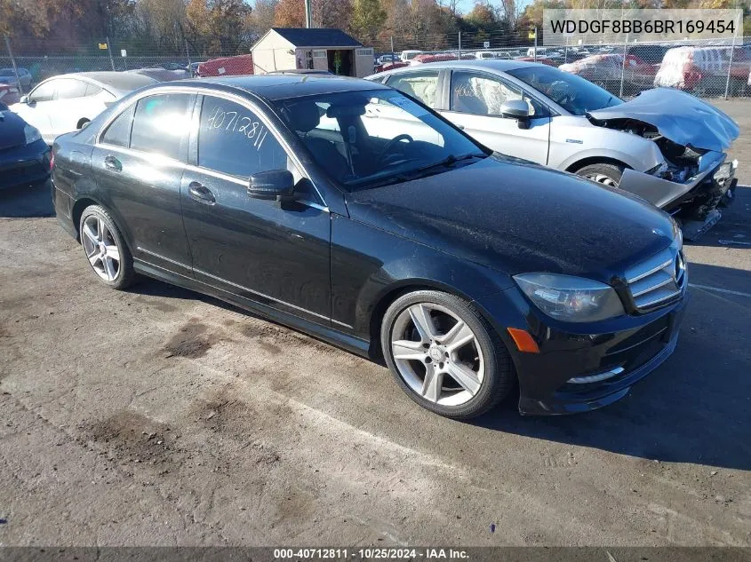 2011 Mercedes-Benz C 300 Luxury 4Matic/Sport 4Matic VIN: WDDGF8BB6BR169454 Lot: 40712811