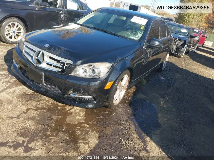 2011 Mercedes-Benz C 300 Luxury 4Matic/Sport 4Matic VIN: WDDGF8BB4BA529366 Lot: 40721516