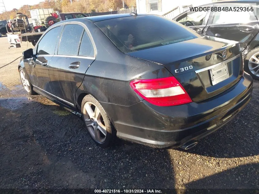 2011 Mercedes-Benz C 300 Luxury 4Matic/Sport 4Matic VIN: WDDGF8BB4BA529366 Lot: 40721516