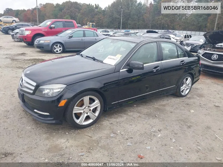 2011 Mercedes-Benz C 300 Luxury/Sport VIN: WDDGF5EB5BR168046 Lot: 40809047