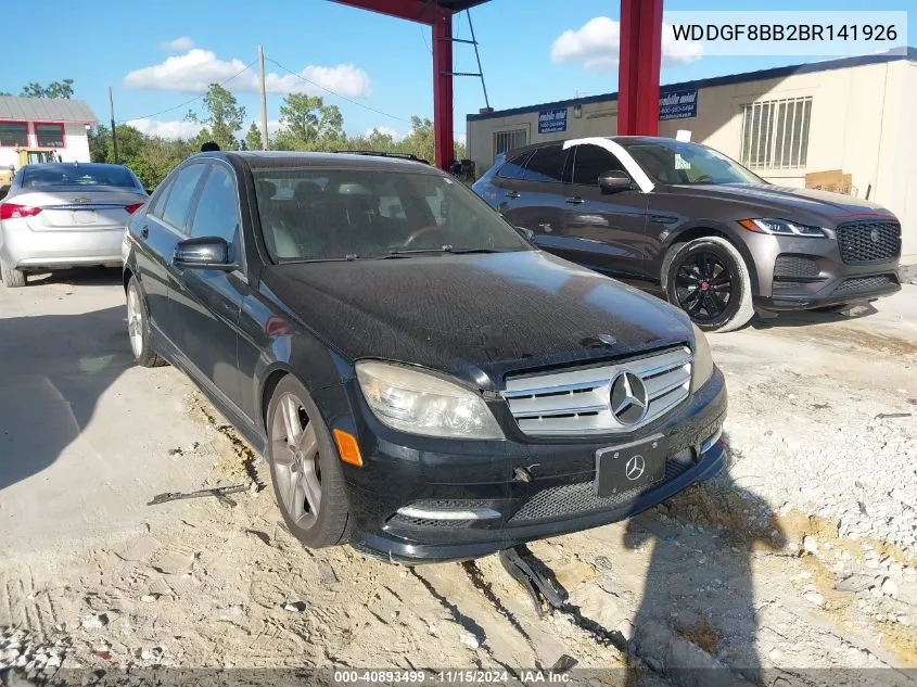 2011 Mercedes-Benz C 300 Luxury 4Matic/Sport 4Matic VIN: WDDGF8BB2BR141926 Lot: 40893499