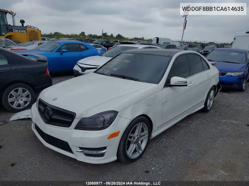 WDDGF8BB1CA614635 2012 Mercedes-Benz C-Class