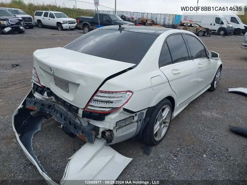 WDDGF8BB1CA614635 2012 Mercedes-Benz C-Class