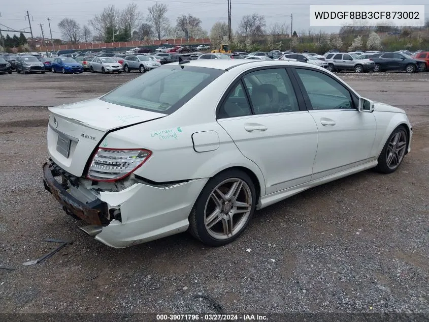 WDDGF8BB3CF873002 2012 Mercedes-Benz C 300 Luxury 4Matic/Sport 4Matic