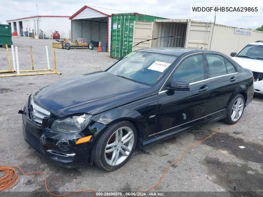 2012 Mercedes-Benz C 250 Luxury/Sport VIN: WDDGF4HB5CA629865 Lot: 39596970