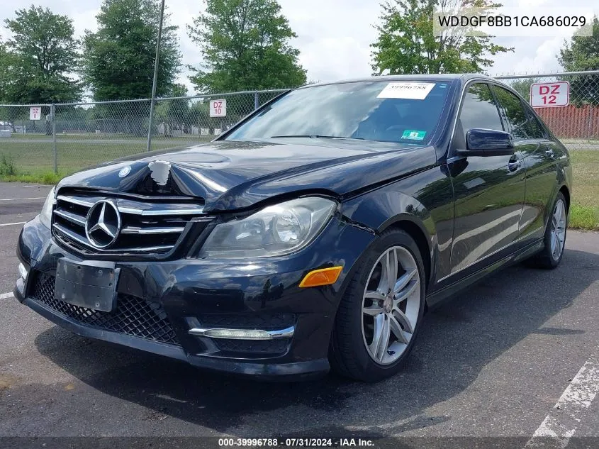 2012 Mercedes-Benz C 300 Luxury 4Matic/Sport 4Matic VIN: WDDGF8BB1CA686029 Lot: 39996788