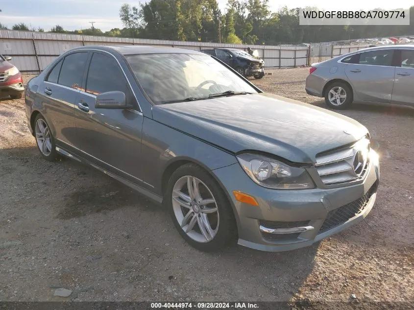 2012 Mercedes-Benz C 300 Luxury 4Matic/Sport 4Matic VIN: WDDGF8BB8CA709774 Lot: 40444974