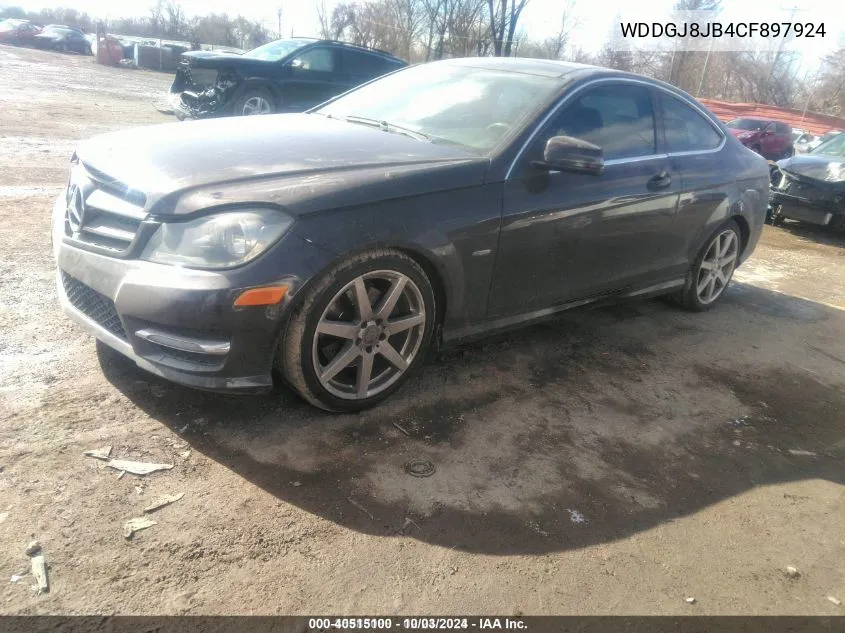 2012 Mercedes-Benz C 350 Sport 4Matic VIN: WDDGJ8JB4CF897924 Lot: 40515100