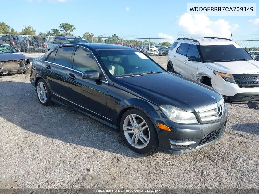 2012 Mercedes-Benz C 300 Luxury 4Matic/Sport 4Matic VIN: WDDGF8BB7CA709149 Lot: 40601516