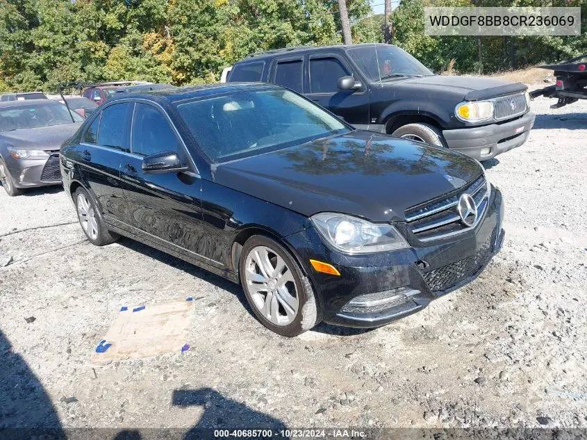 2012 Mercedes-Benz C 300 Luxury 4Matic/Sport 4Matic VIN: WDDGF8BB8CR236069 Lot: 40685700