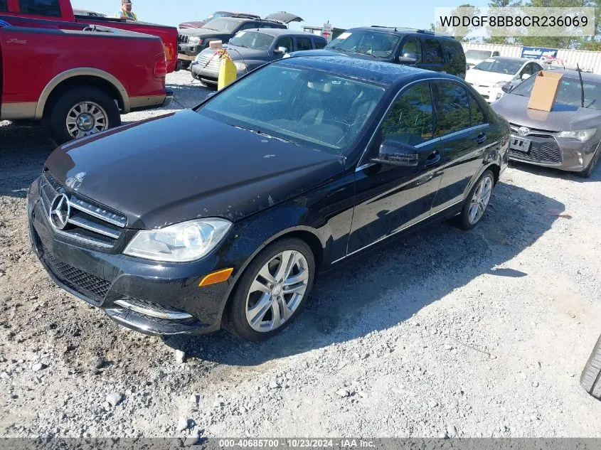 2012 Mercedes-Benz C 300 Luxury 4Matic/Sport 4Matic VIN: WDDGF8BB8CR236069 Lot: 40685700