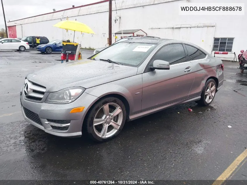 2012 Mercedes-Benz C 250 VIN: WDDGJ4HB5CF888678 Lot: 40761264