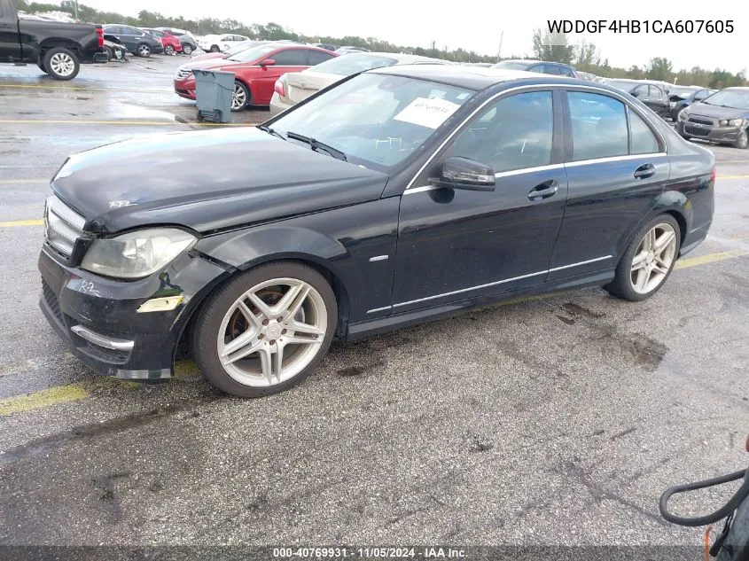 WDDGF4HB1CA607605 2012 Mercedes-Benz C 250 Luxury/Sport