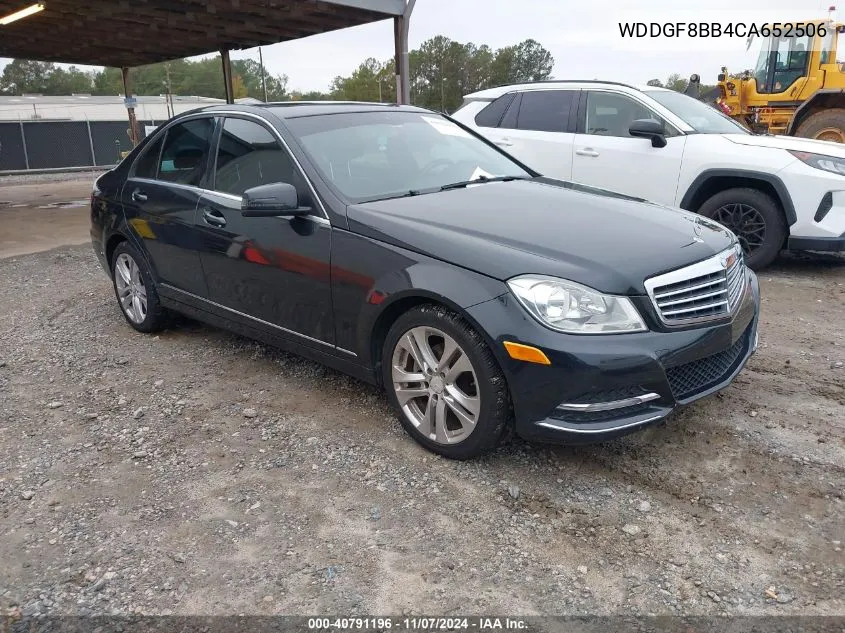 2012 Mercedes-Benz C 300 Luxury 4Matic/Sport 4Matic VIN: WDDGF8BB4CA652506 Lot: 40791196