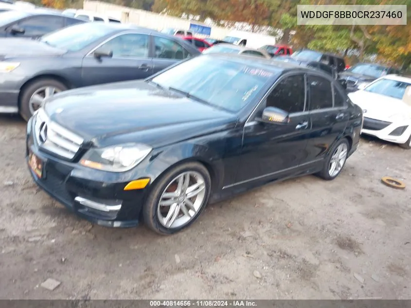 2012 Mercedes-Benz C 300 Luxury 4Matic/Sport 4Matic VIN: WDDGF8BB0CR237460 Lot: 40814656