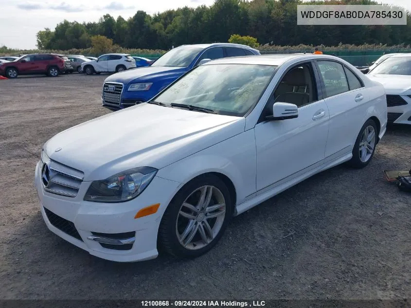 WDDGF8AB0DA785430 2013 Mercedes-Benz C 300 4Matic