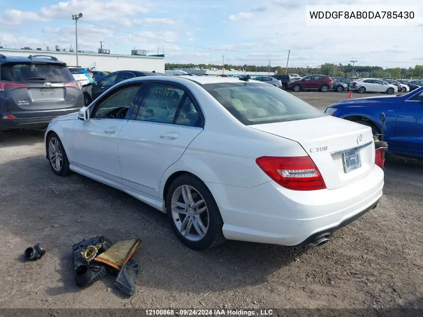 WDDGF8AB0DA785430 2013 Mercedes-Benz C 300 4Matic