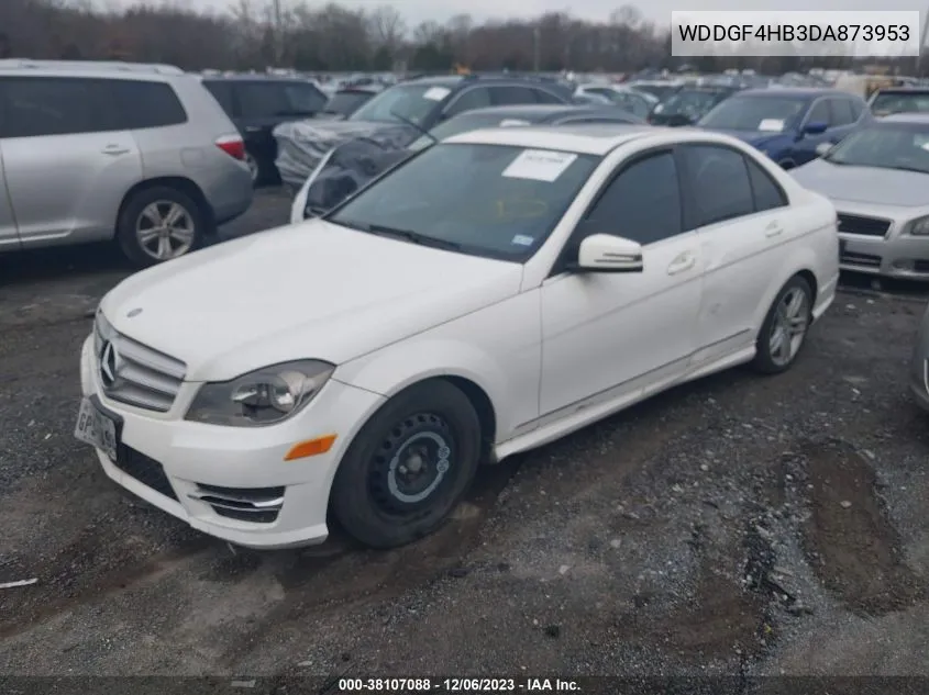 2013 Mercedes-Benz C-Class C 250 Luxury/C 250 Sport VIN: WDDGF4HB3DA873953 Lot: 38107088