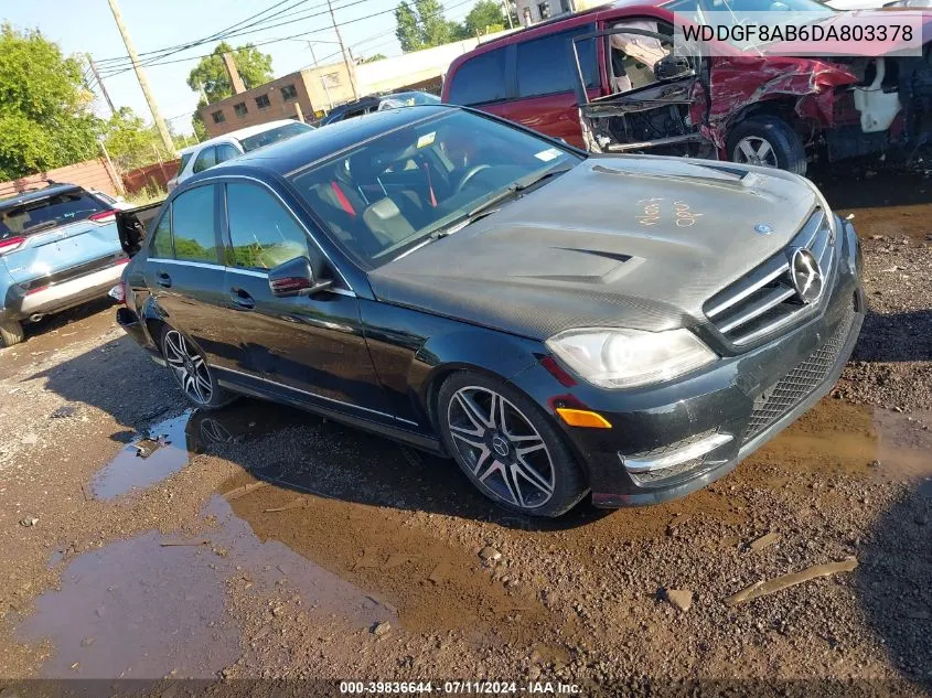 2013 Mercedes-Benz C 300 Luxury 4Matic/Sport 4Matic VIN: WDDGF8AB6DA803378 Lot: 39836644