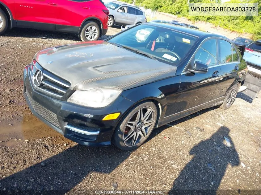 2013 Mercedes-Benz C 300 Luxury 4Matic/Sport 4Matic VIN: WDDGF8AB6DA803378 Lot: 39836644