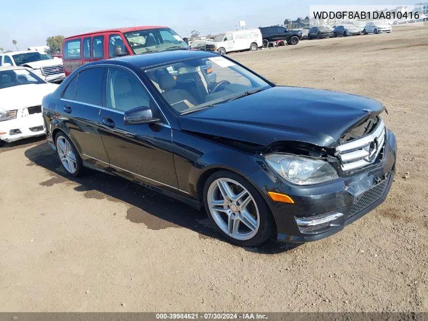 2013 Mercedes-Benz C 300 Luxury 4Matic/Sport 4Matic VIN: WDDGF8AB1DA810416 Lot: 39984621