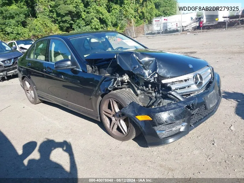 2013 Mercedes-Benz C 300 Luxury 4Matic/Sport 4Matic VIN: WDDGF8AB2DR279325 Lot: 40075048