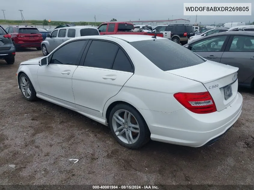 2013 Mercedes-Benz C 300 Luxury 4Matic/Sport 4Matic VIN: WDDGF8ABXDR269805 Lot: 40081984