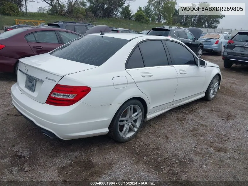 2013 Mercedes-Benz C 300 Luxury 4Matic/Sport 4Matic VIN: WDDGF8ABXDR269805 Lot: 40081984