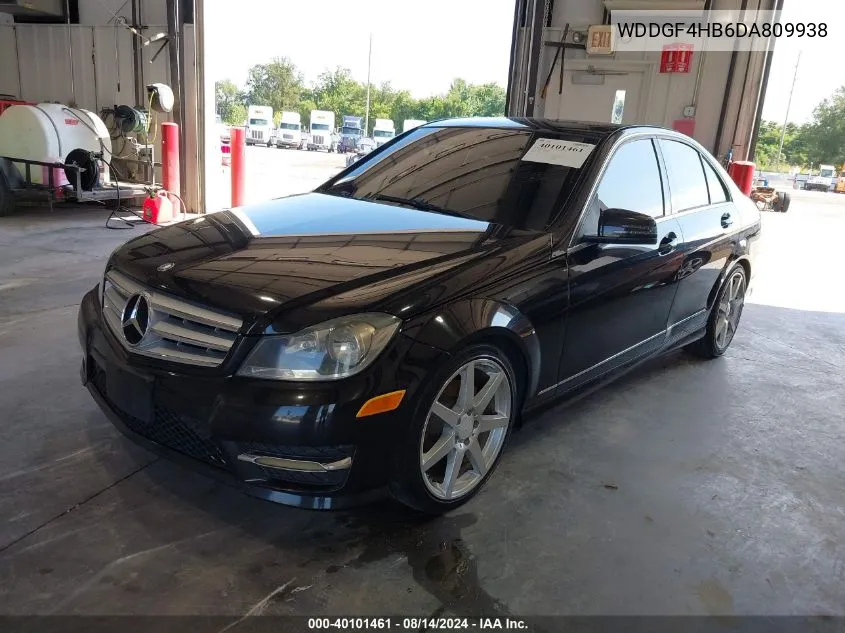 2013 Mercedes-Benz C 250 Luxury/Sport VIN: WDDGF4HB6DA809938 Lot: 40101461