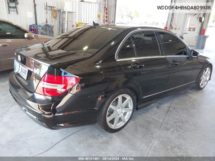 2013 Mercedes-Benz C 250 Luxury/Sport VIN: WDDGF4HB6DA809938 Lot: 40101461