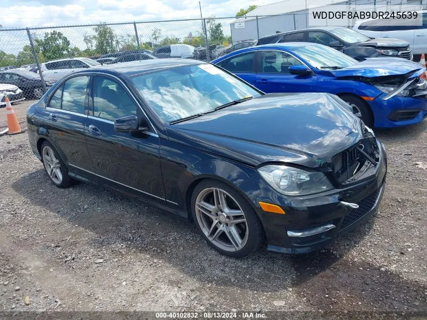 2013 Mercedes-Benz C 300 VIN: WDDGF8AB9DR245639 Lot: 40102832