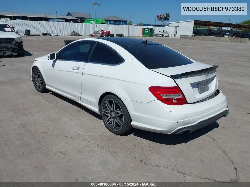 2013 Mercedes-Benz C 350 Sport VIN: WDDGJ5HB8DF973389 Lot: 40108084