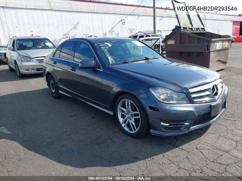 2013 Mercedes-Benz C 250 Luxury/Sport VIN: WDDGF4HB2DR293546 Lot: 40133704