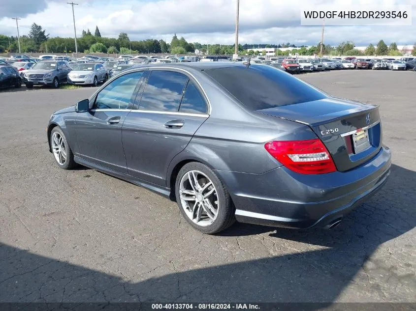 2013 Mercedes-Benz C 250 Luxury/Sport VIN: WDDGF4HB2DR293546 Lot: 40133704