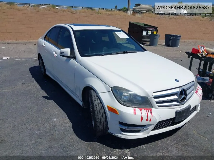 2013 Mercedes-Benz C 250 Luxury/Sport VIN: WDDGF4HB2DA825537 Lot: 40253030