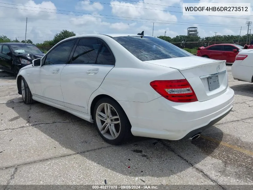 2013 Mercedes-Benz C 250 Luxury/Sport VIN: WDDGF4HB6DR273512 Lot: 40277075