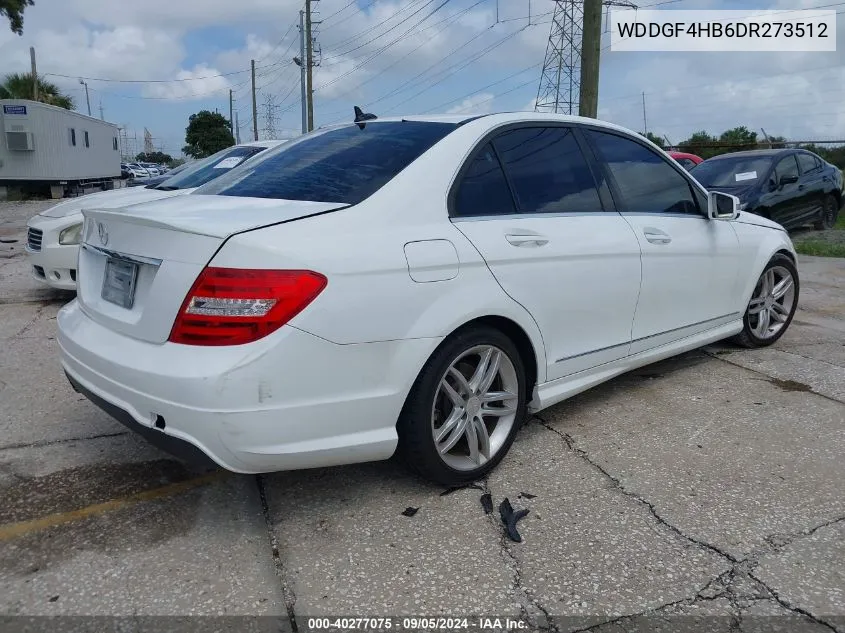 2013 Mercedes-Benz C 250 Luxury/Sport VIN: WDDGF4HB6DR273512 Lot: 40277075