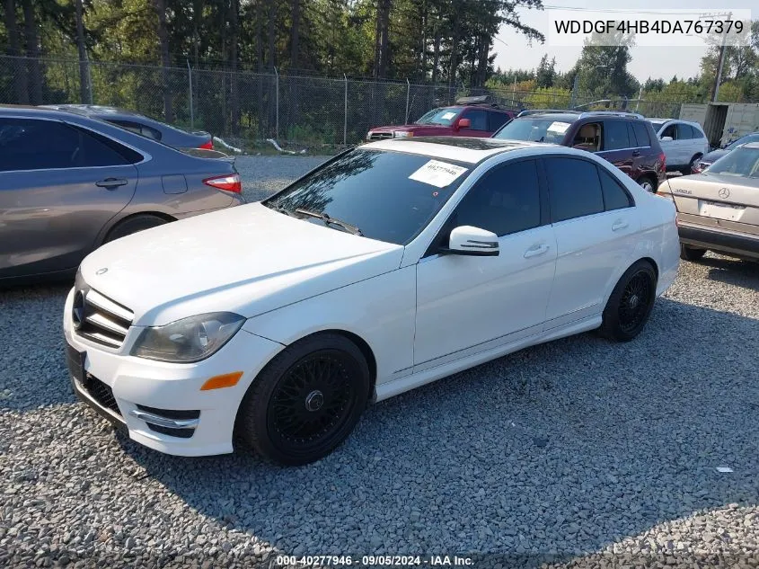 2013 Mercedes-Benz C 250 Luxury/Sport VIN: WDDGF4HB4DA767379 Lot: 40277946