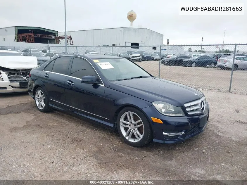 2013 Mercedes-Benz C 300 Luxury 4Matic/Sport 4Matic VIN: WDDGF8ABXDR281663 Lot: 40321209