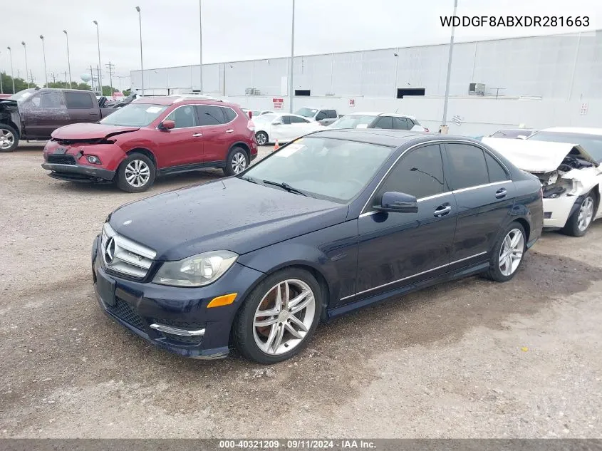 2013 Mercedes-Benz C 300 Luxury 4Matic/Sport 4Matic VIN: WDDGF8ABXDR281663 Lot: 40321209