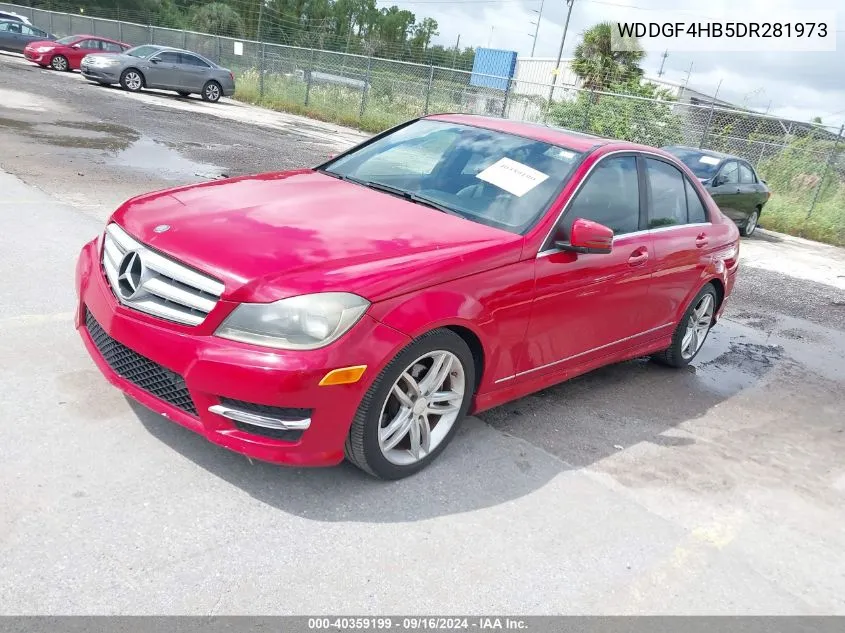 2013 Mercedes-Benz C 250 Luxury/Sport VIN: WDDGF4HB5DR281973 Lot: 40359199