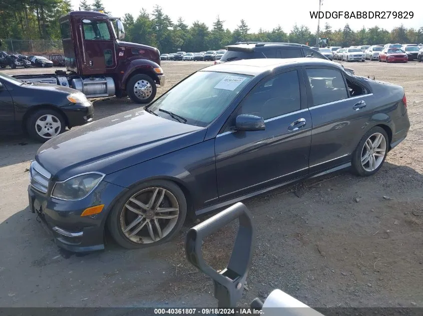 2013 Mercedes-Benz C 300 4Matic VIN: WDDGF8AB8DR279829 Lot: 40361807