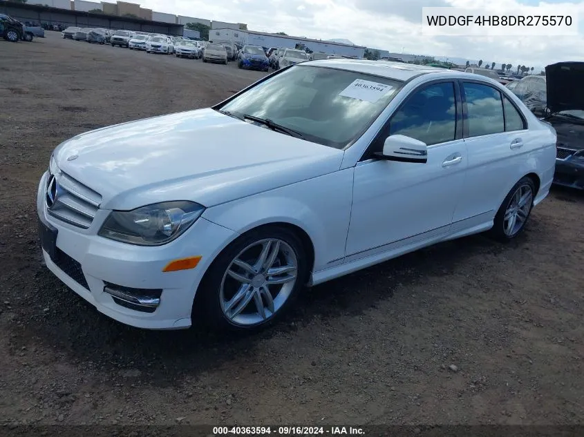 2013 Mercedes-Benz C 250 VIN: WDDGF4HB8DR275570 Lot: 40363594